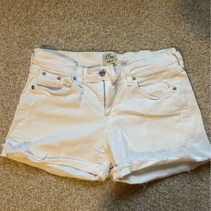 Jcrew White Denim Shorts